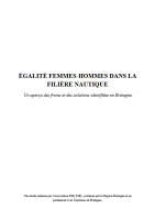 Etude egalite Femmes Hommes dans la filiere nautique