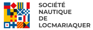 Logo société nautique locmariaquer